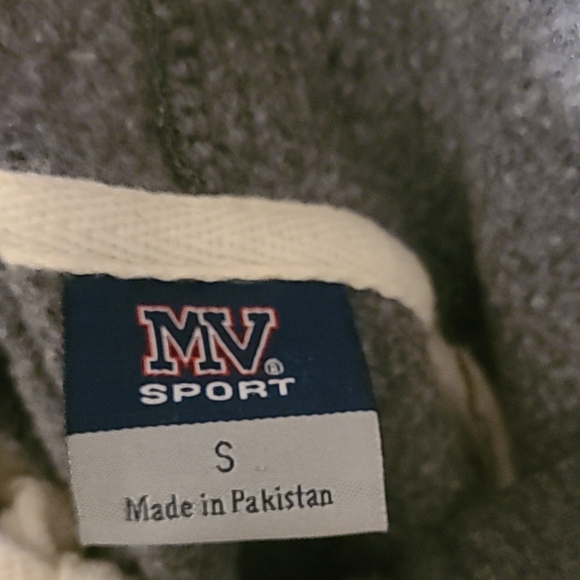 MV Sport Gray Hooded Sweatshirt - Picture 2 of 3